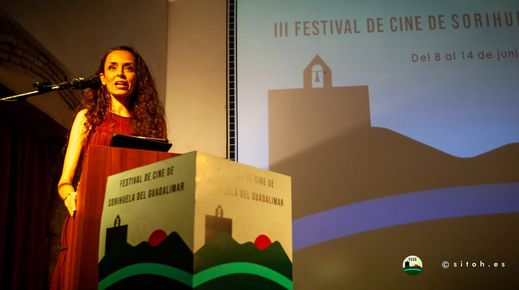 La presentadora Carolina Cañada